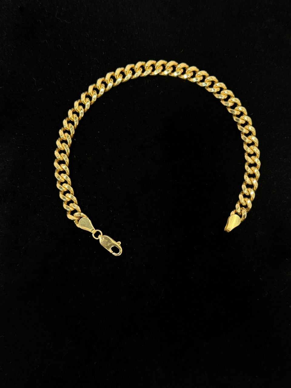 Pulsera Tejido Cubana en Oro 18k