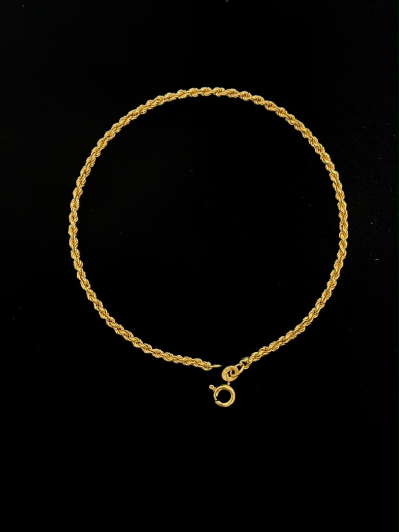 Pulsera Cordón en Oro