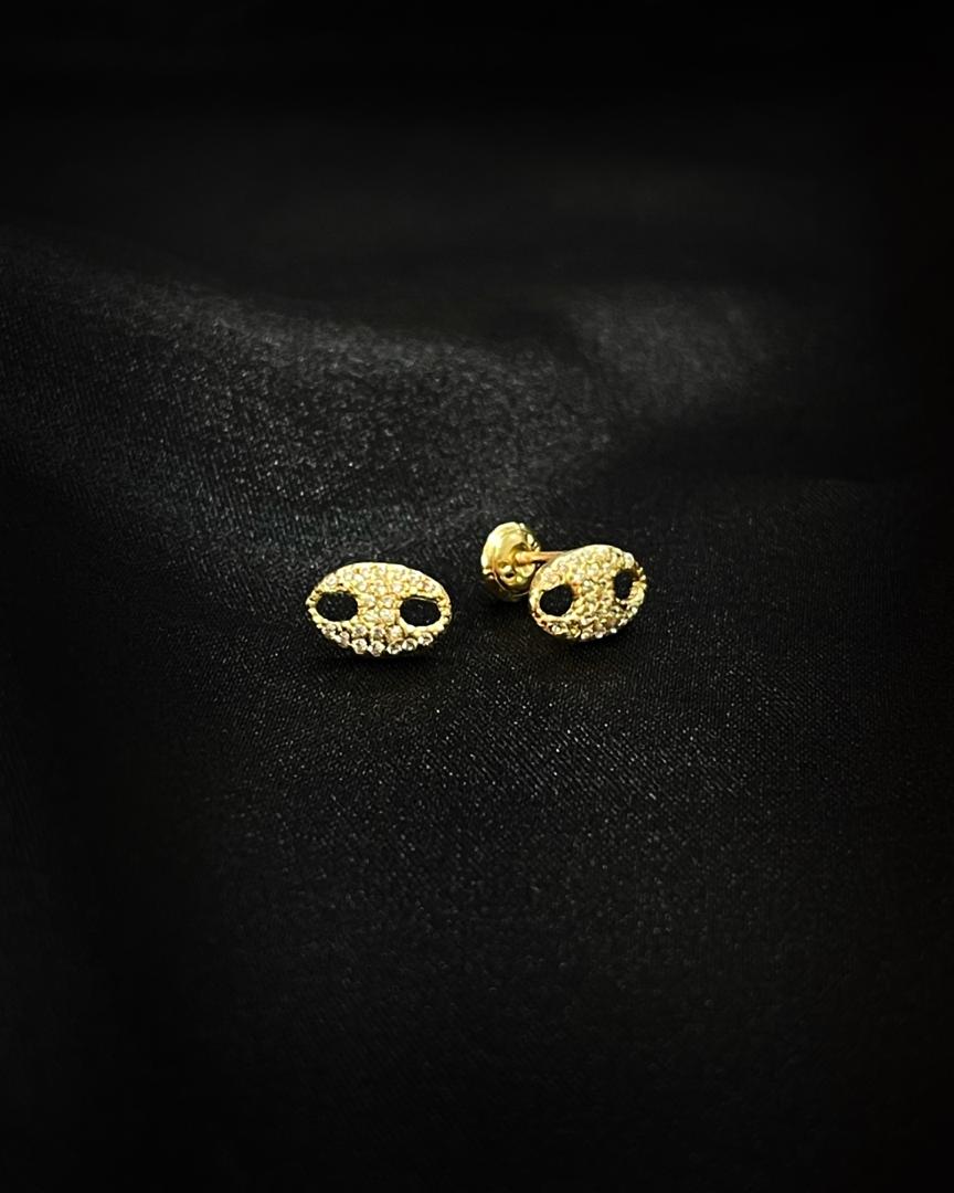 Zarcillos Gucci Con circon en Oro