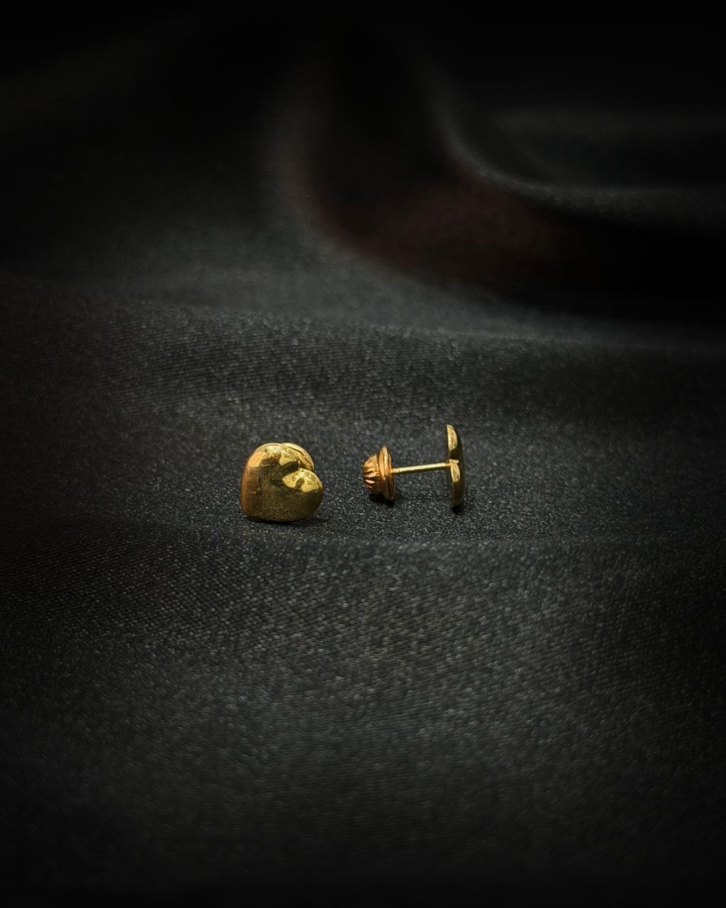 Zarcillos Corazón en Oro