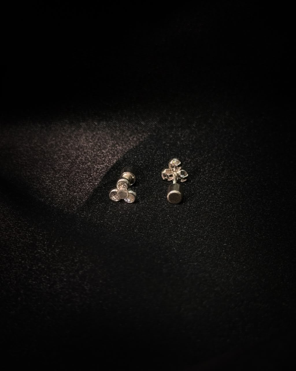 Abridores Con Tres Circón en Plata
