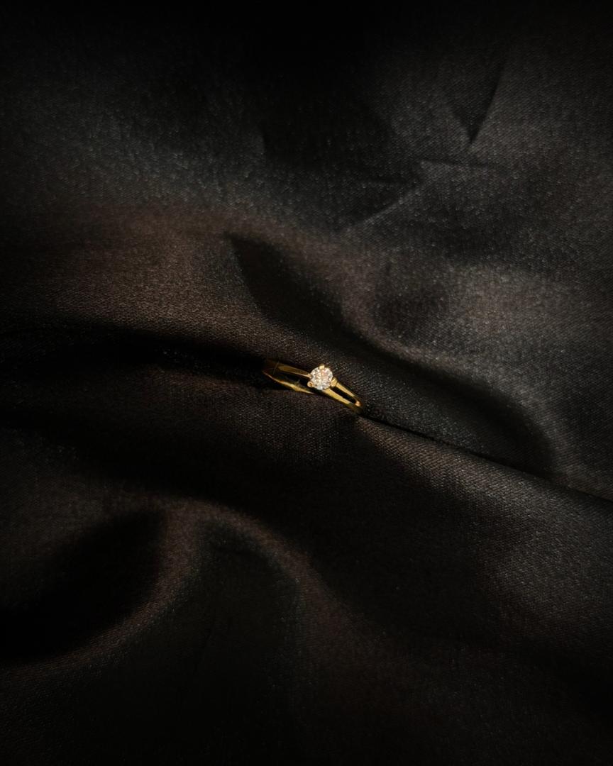Anillo De Compromiso en Oro
