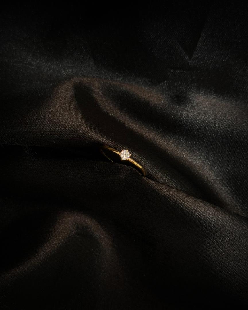 Anillo De Compromiso en Oro
