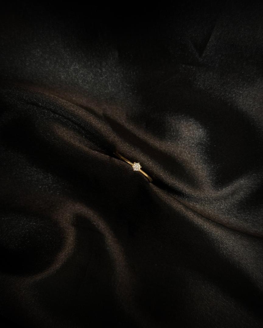 Anillo De Compromiso en Oro