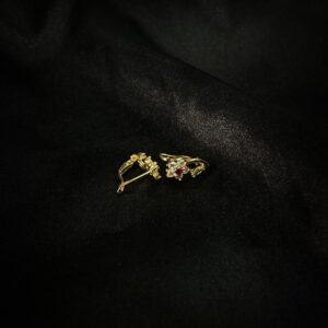 Argollas Flor Con Circones