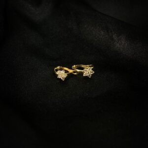 Argollas Flor con Circones