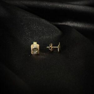 Zarcillos Diamantados Rosa, Blanco y Amarillo