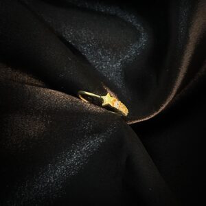 Anillo Con Estrella y Circon