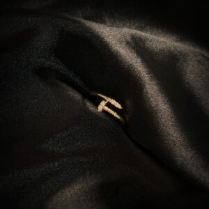 Anillo Clavo Con Circón